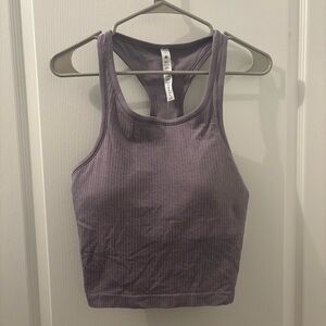 NWT Lululemon Ebb To Street Cropped Racerback Tank